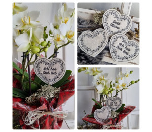 Stickdatei - ITH Stecker Mama Herz Muttertag